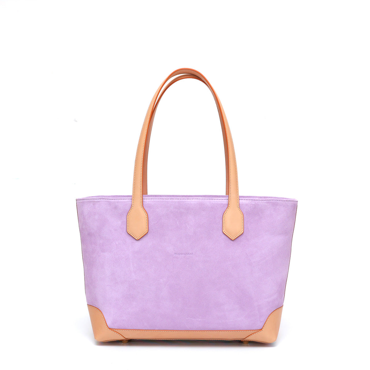 Borsa My bag piccola in pelle scamosciata lilla – PIANIGIANI