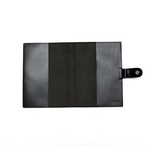 Agenda grande in pelle nera