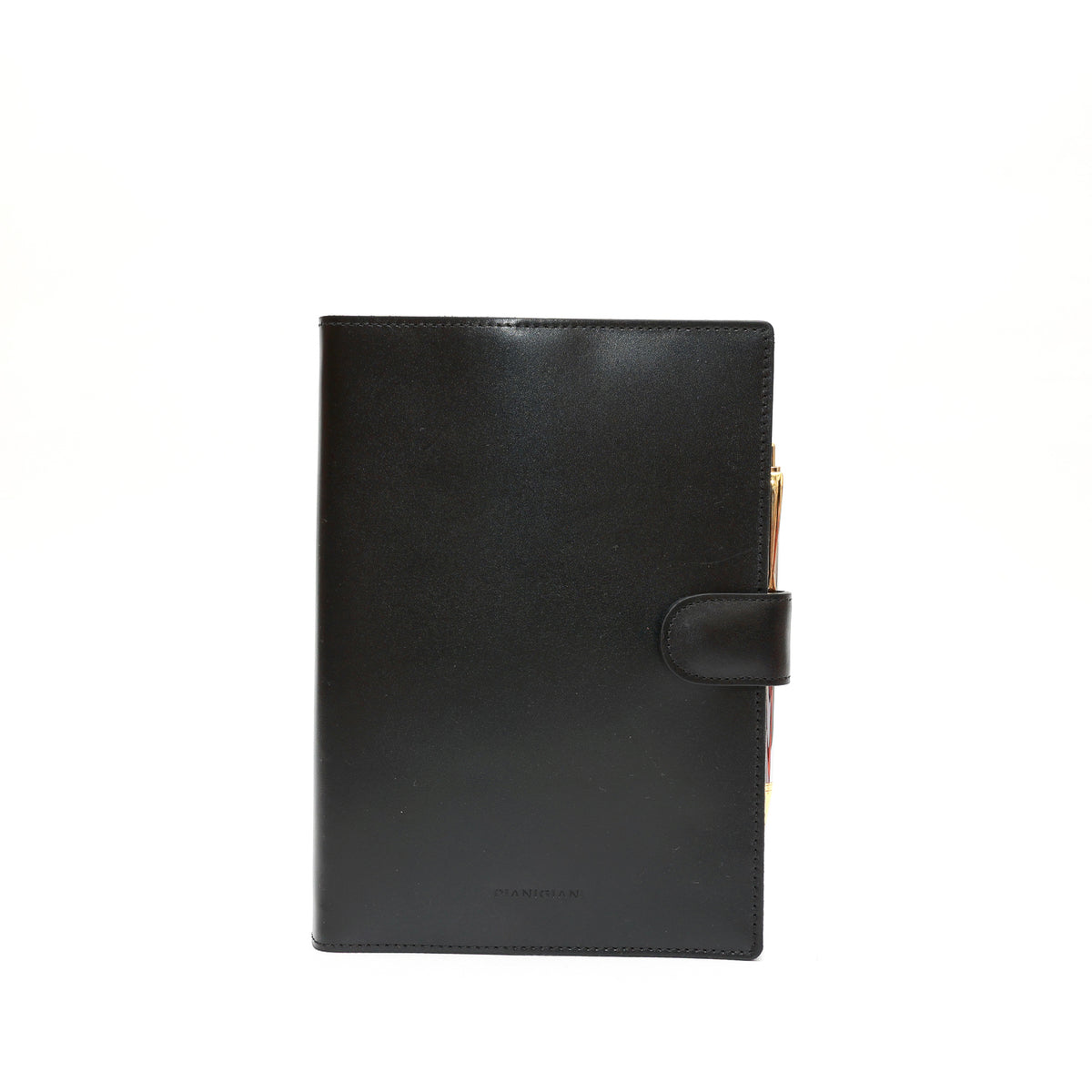 Agenda grande in pelle nera