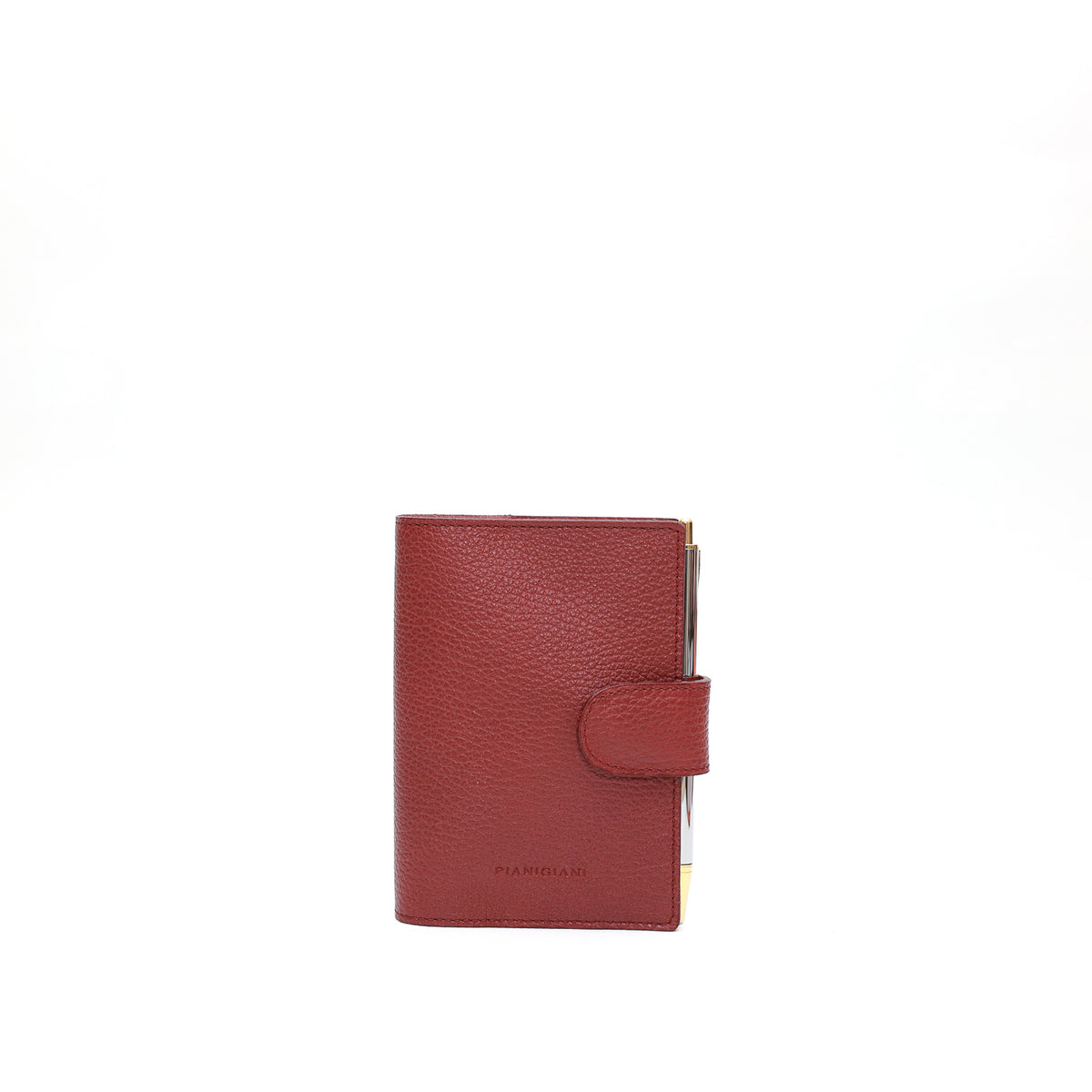 Agenda piccola in pelle mosto