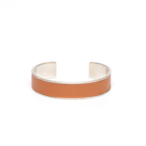 Bracciale rigido caramello