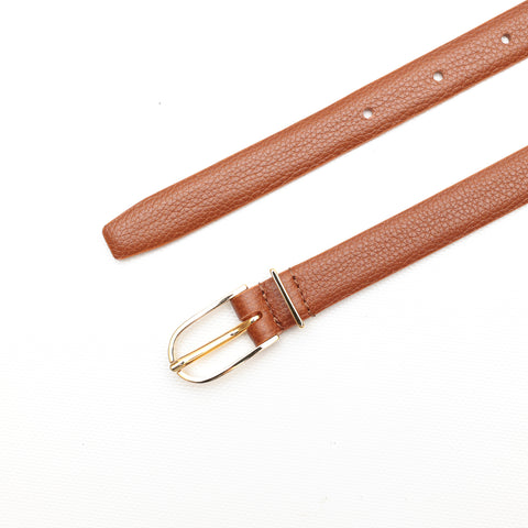 Cintura in pelle martellata marrone prodotta da Pianigiani bags