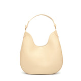 Cloe, borsa in pelle martellata beige, prodotta da Pianigiani.