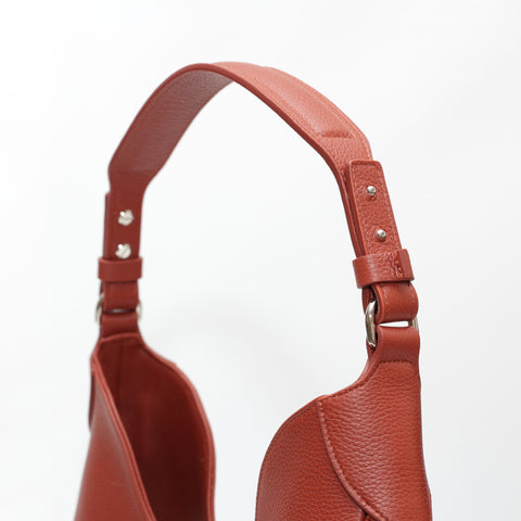 Cloe bag small in rust leather