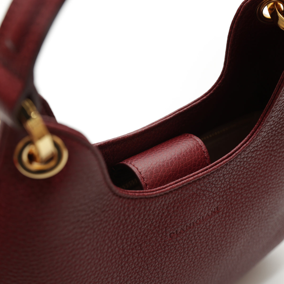 Borsa Donna Miss Lulu In Pelle PU - Grande, Elegante, Con Nappine E Tracolla Regolabile - Foto 6
