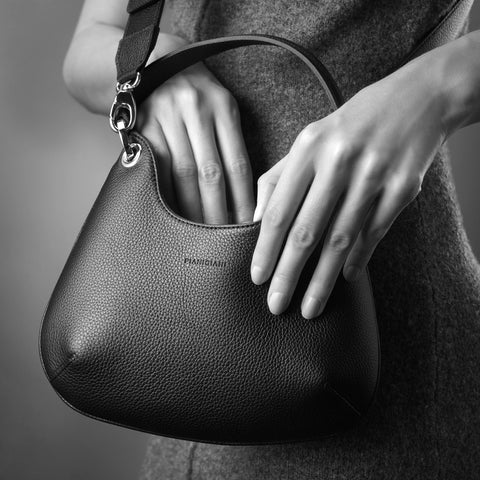 Mini Lou in pelle caramello