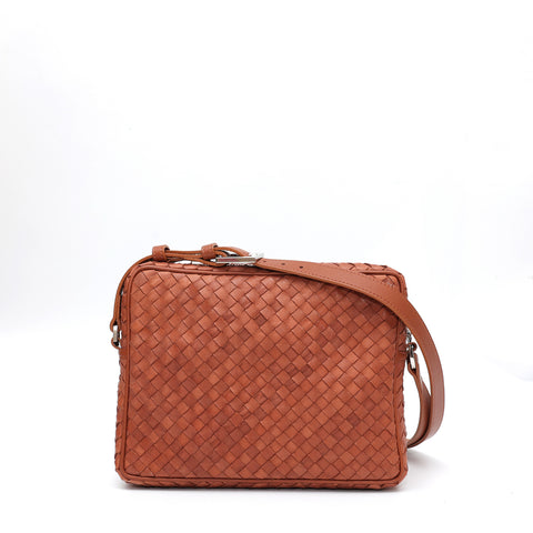 Miss large in brown leather