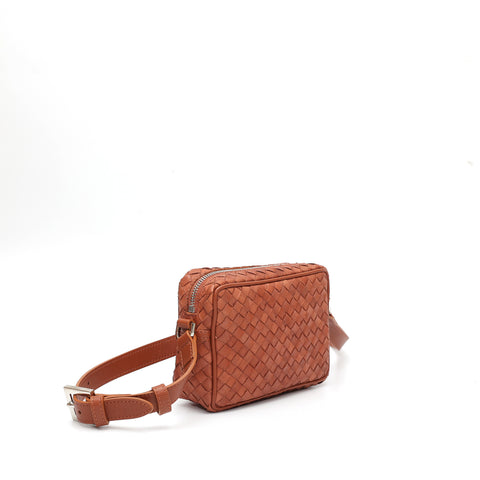 Miss small in brown leather