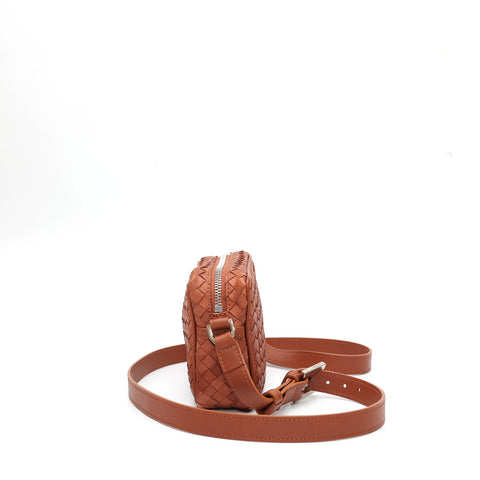 Miss small in brown leather