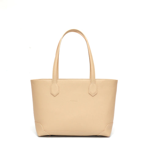 My bag piccola, borsa da donna in pelle beige, Pianigiani