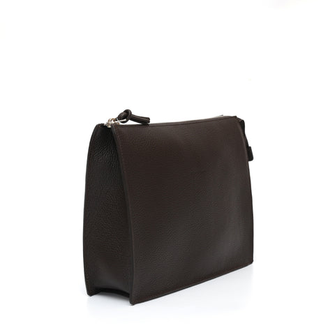 Pocket Large in Chocolate Leather