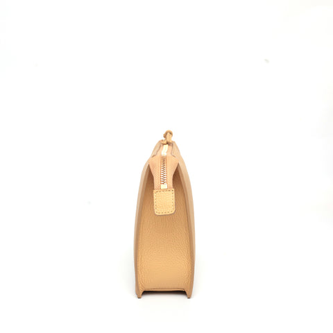 Pocket media in pelle burro
