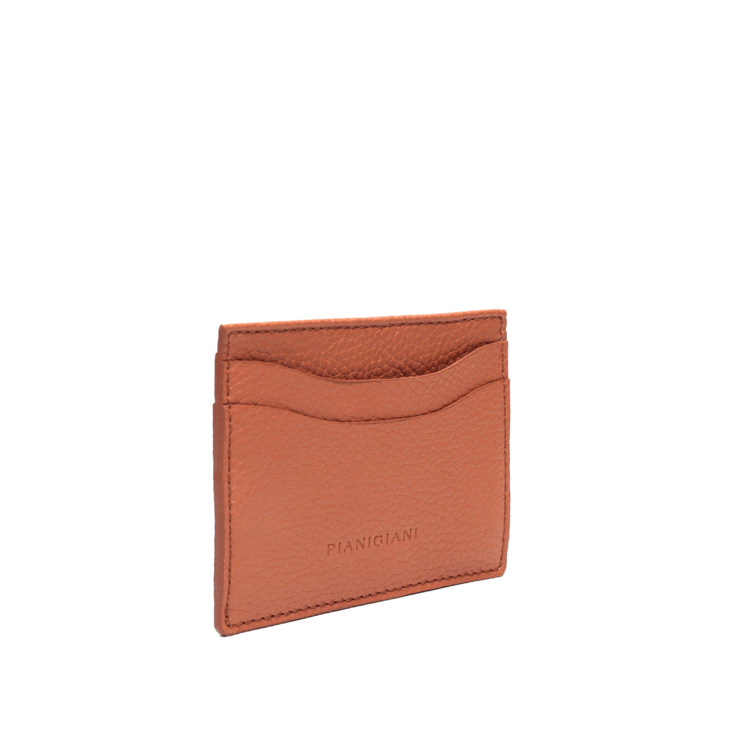 Portacarte in pelle martellata burro,con 4 tasche prodotto da Pianigiani bags