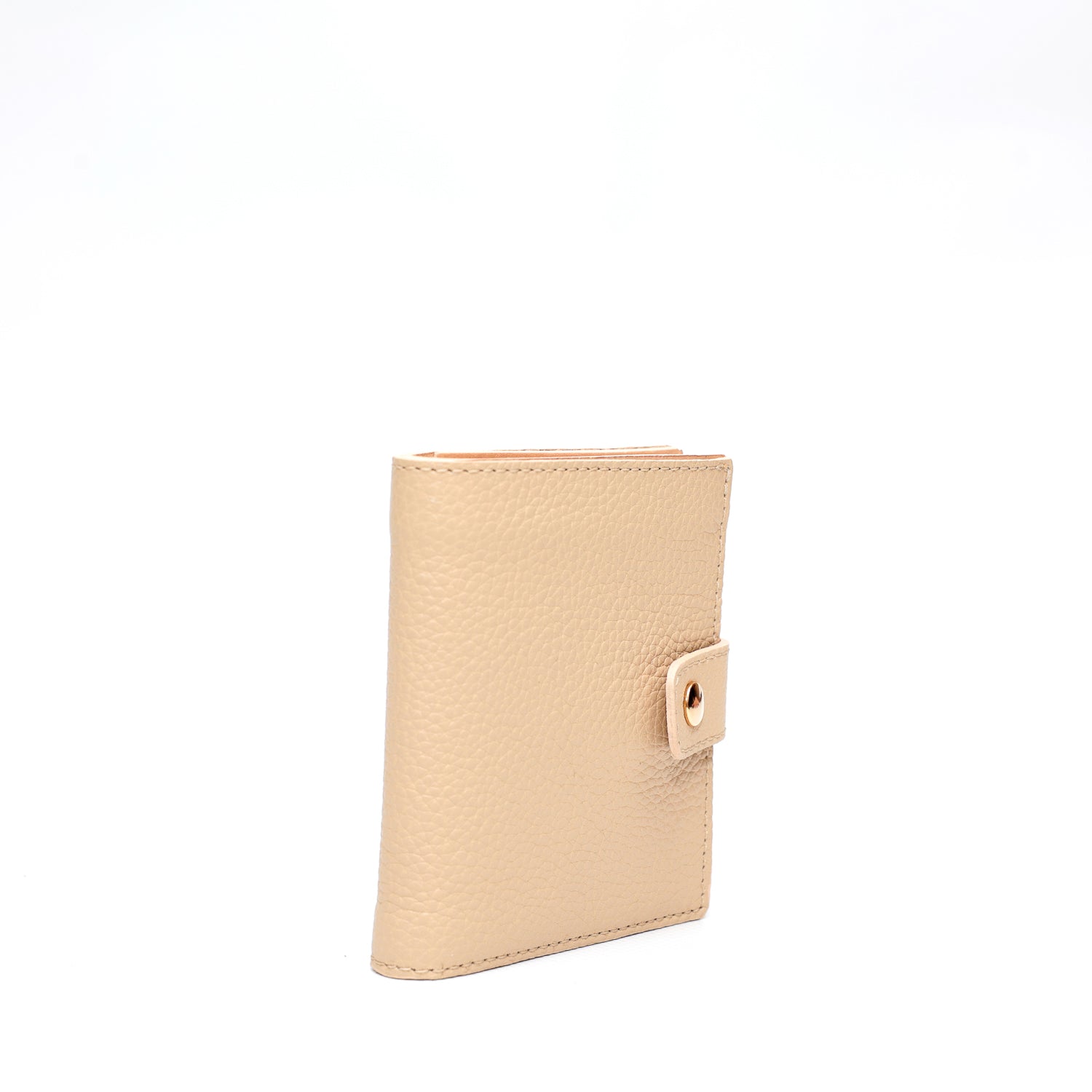 Portafoglio Cara in pelle martellata beige prodotto da Pianigiani bags