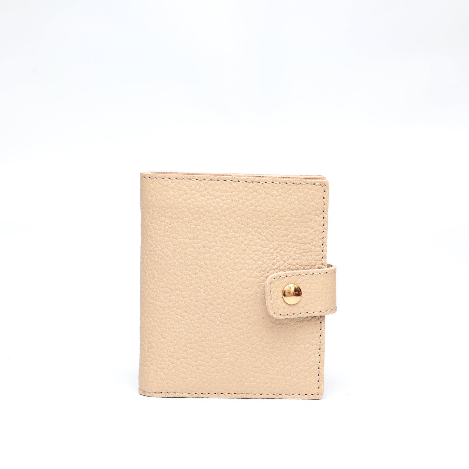 Portafoglio Cara in pelle martellata beige prodotto da Pianigiani bags