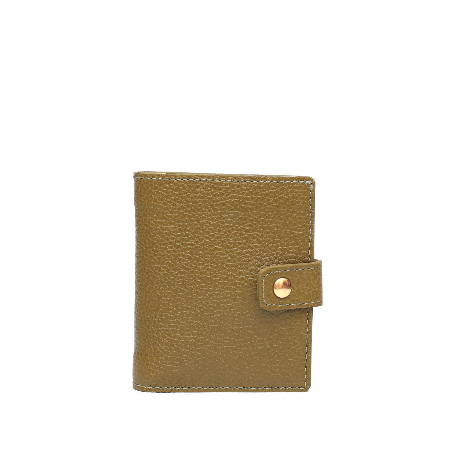 Portafoglio Cara in pelle martellata verde oliva prodotto da Pianigiani bags