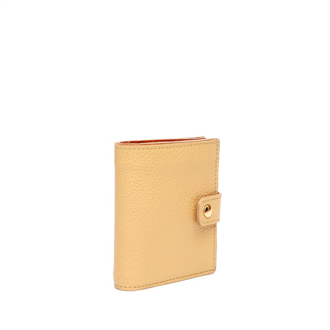 Portafoglio Cara in pelle martellata burro prodotto da Pianigiani bags
