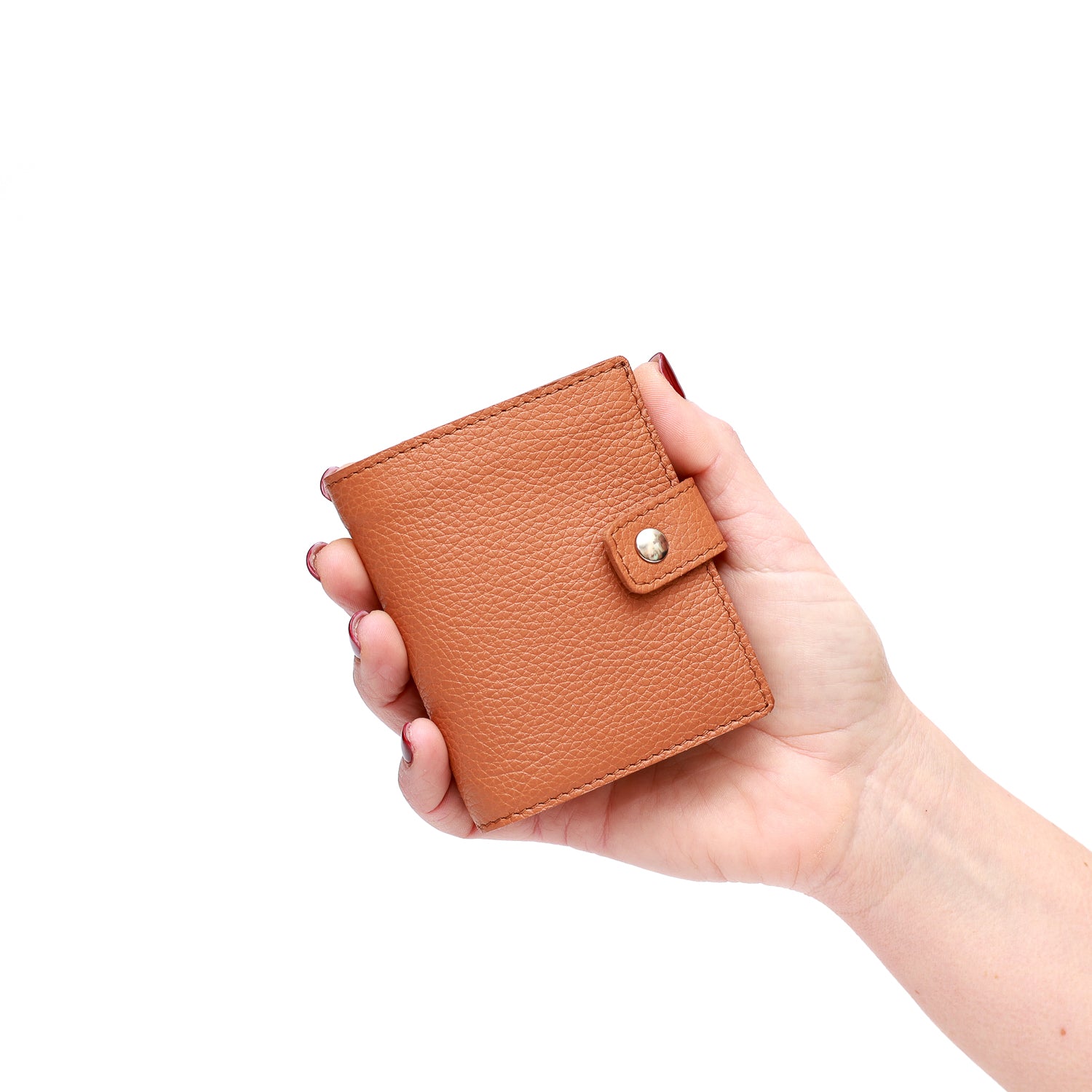 Portafoglio Cara in pelle martellata caramello,prodotto da Pianigiani bags