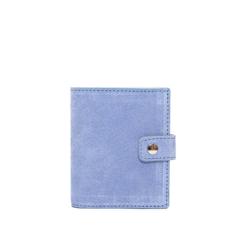 Portafoglio Cara in pelle scamosciata lavanda prodotto da Pianigiani bags