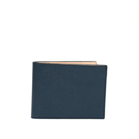 Portafoglio blu con portamonete