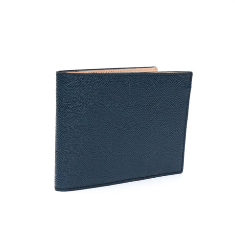 Portafoglio blu con portamonete
