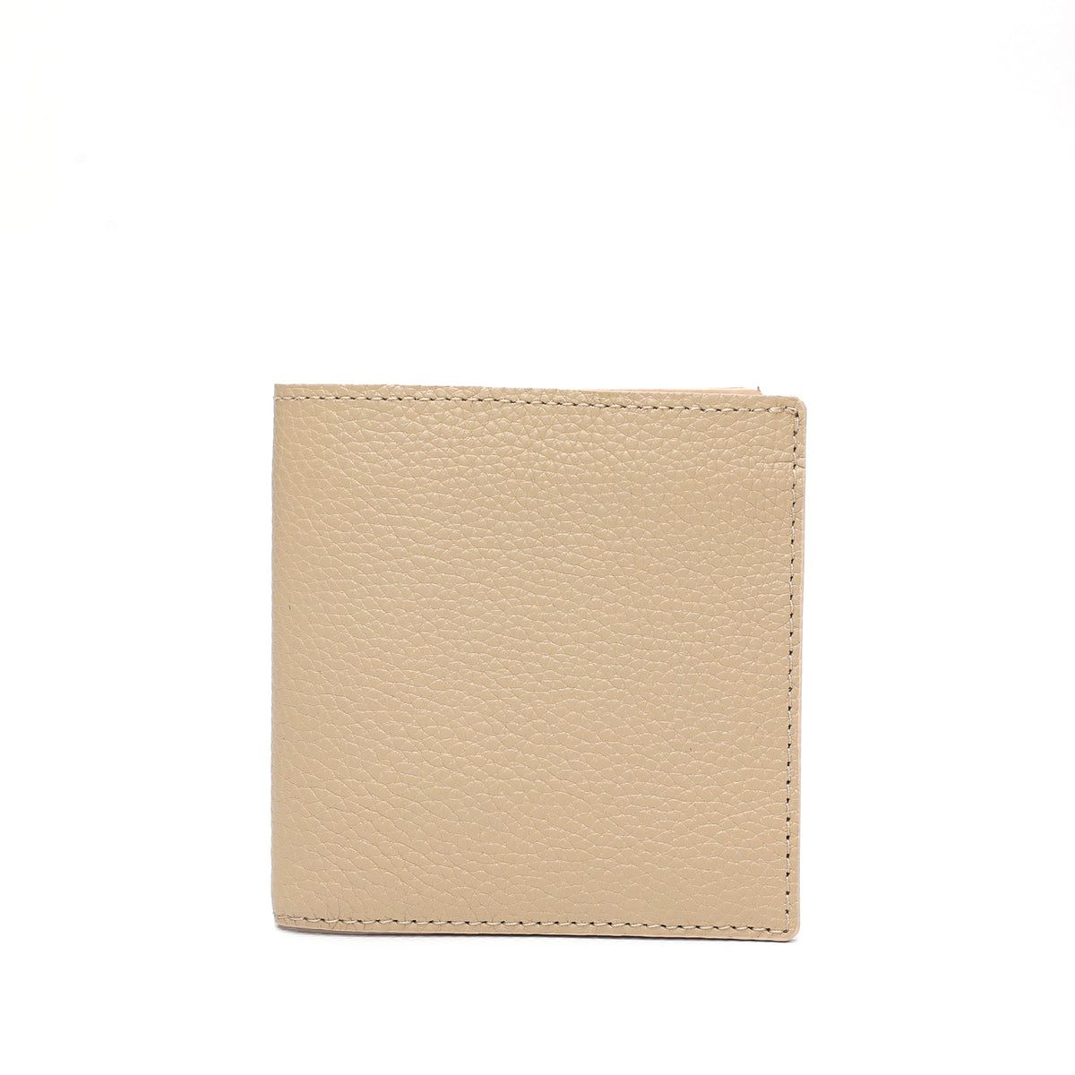 Portafoglio da uomo in pelle martellata beige con spazio per banconote, 6 carte di credito, documenti , prodotto da Pianigiani Bags.