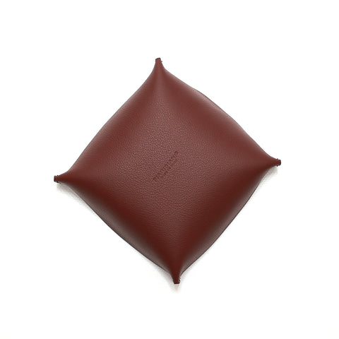 Svuotatasche medio in pelle bordeaux fatto a mano da Pianigiani
