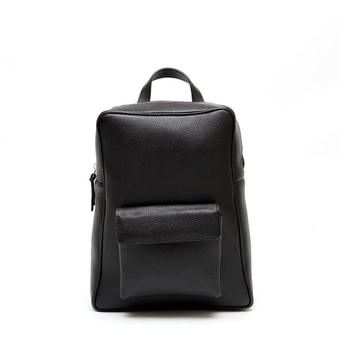 Backpack in Black Leather